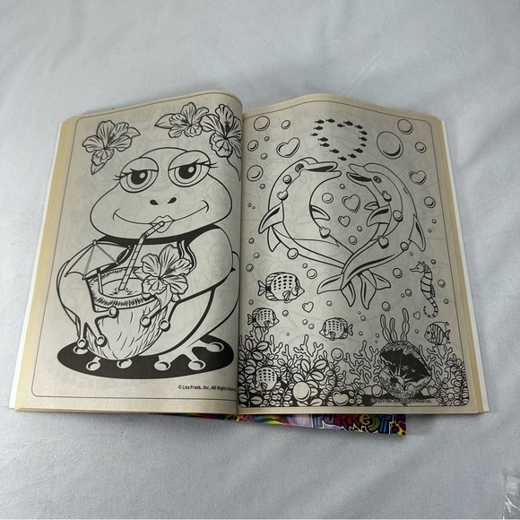 Lisa Frank Coloring Book 2015 Loot Bag Hunter And Forest Activity Girls Rainbow - Picture 5 of 10